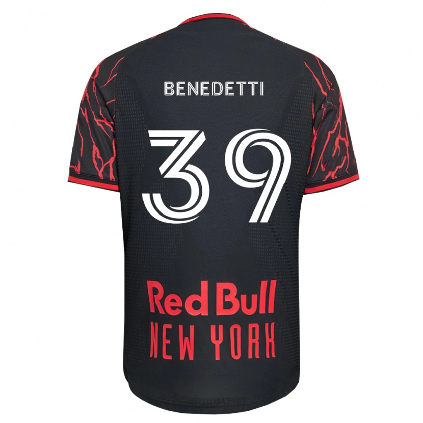 Danxen Women Nehuén Benedetti #39 Red Black White Home Jersey 2026/27 T-Shirt