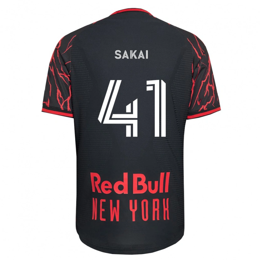 Danxen Women Shunya Sakai #41 Red Black White Home Jersey 2026/27 T-Shirt