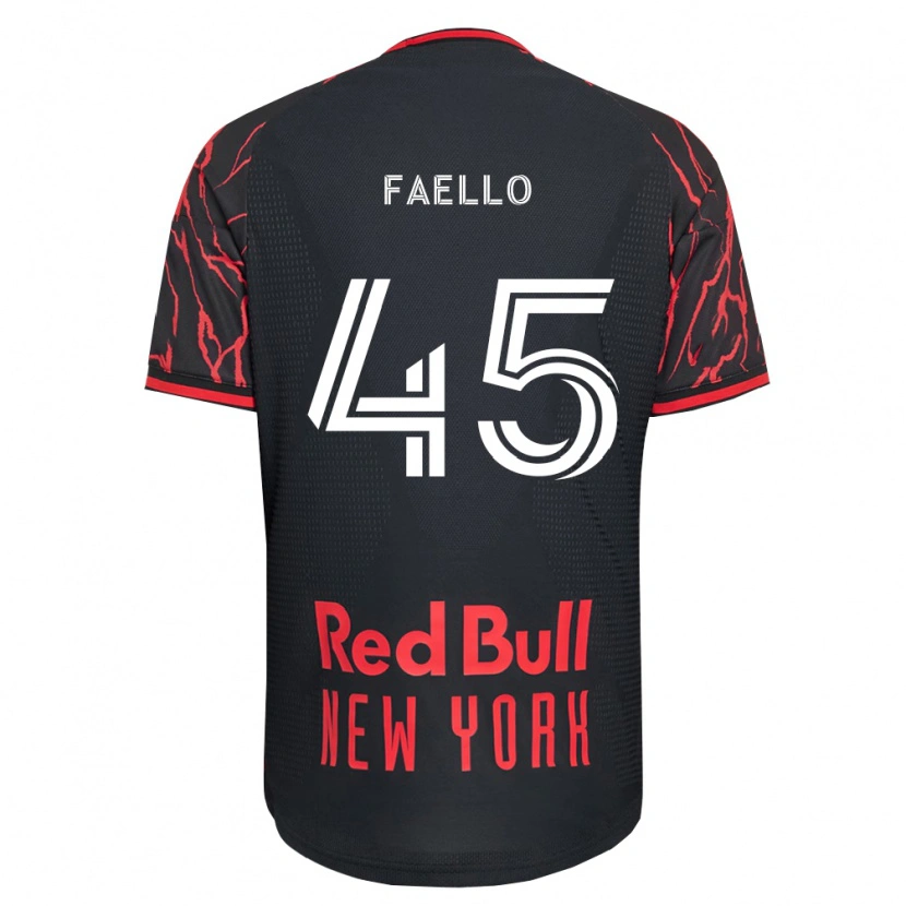Danxen Women Connor Faello #45 Red Black White Home Jersey 2026/27 T-Shirt