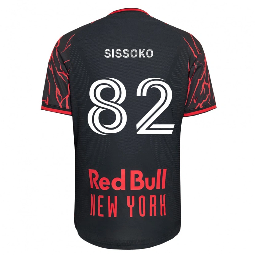 Danxen Women Makan Sissoko #82 Red Black White Home Jersey 2026/27 T-Shirt