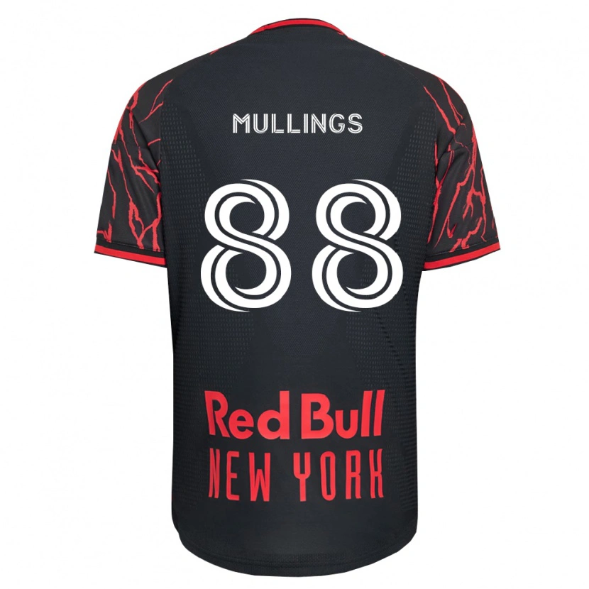 Danxen Women O'vonte Mullings #88 Red Black White Home Jersey 2026/27 T-Shirt