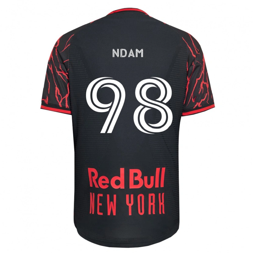 Danxen Women Hassan Ndam #98 Red Black White Home Jersey 2026/27 T-Shirt
