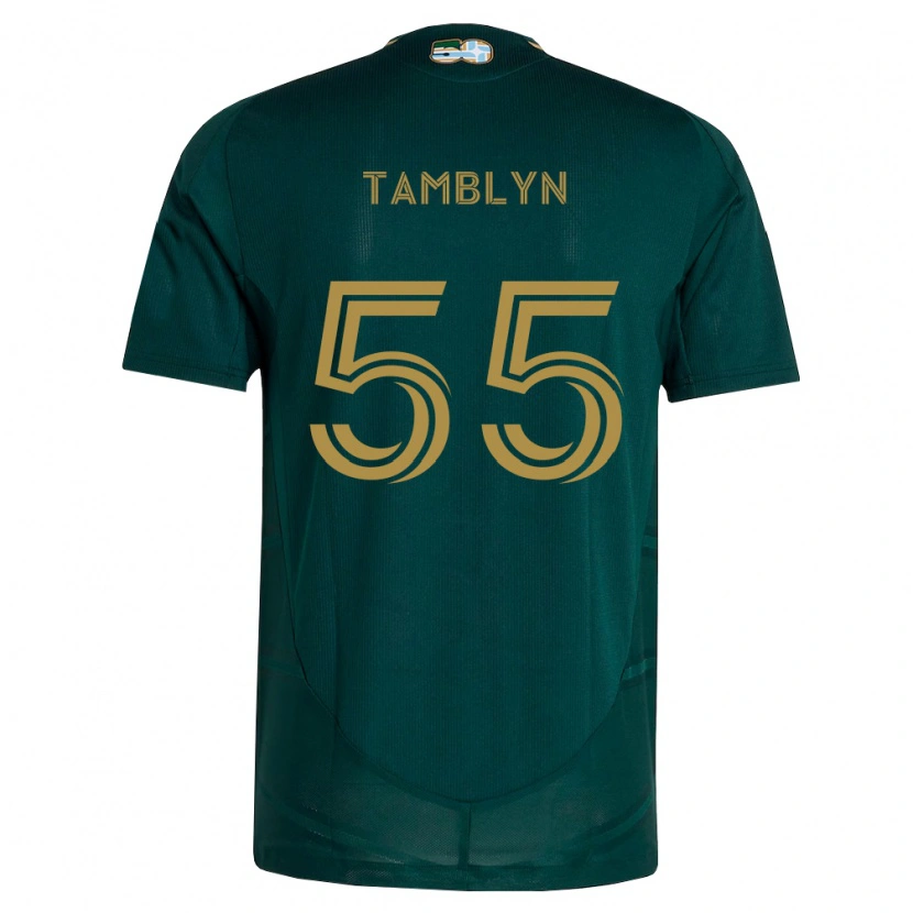 Danxen Women Kellen Tamblyn #55 Dark Green Brown Home Jersey 2026/27 T-Shirt