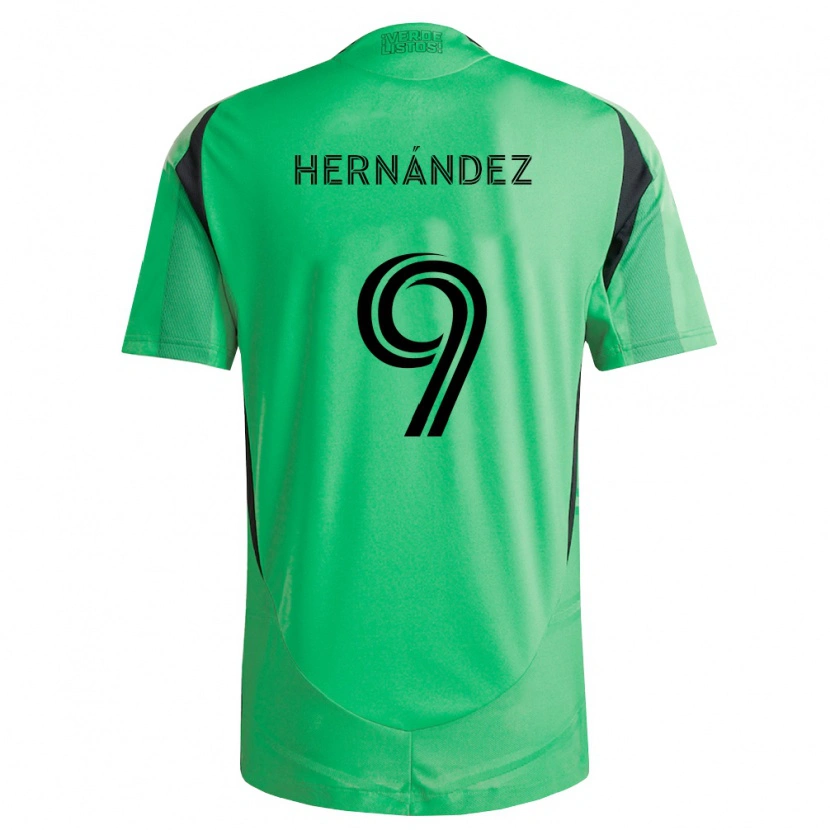 Danxen Women Lucas Hernández #9 Emerald Green Black Home Jersey 2026/27 T-Shirt