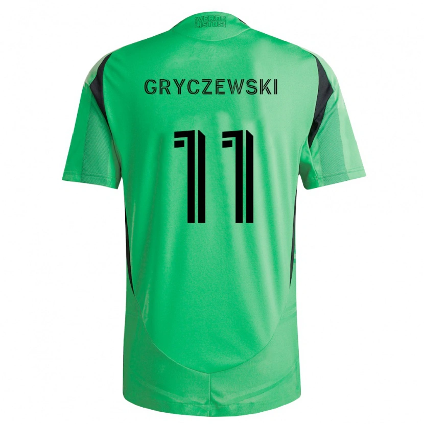 Danxen Women Patrick Gryczewski #11 Emerald Green Black Home Jersey 2026/27 T-Shirt