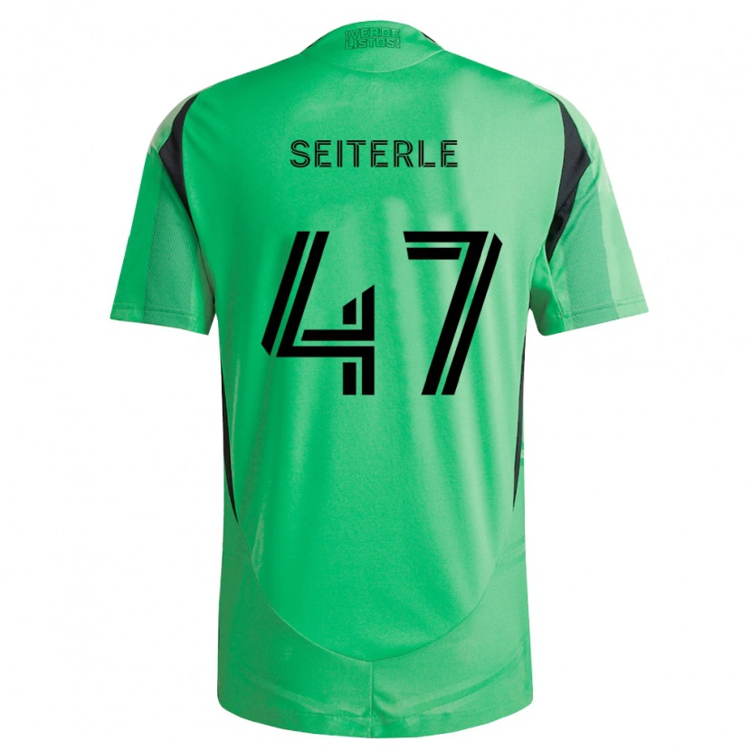 Danxen Women Sebastian Seiterle #47 Emerald Green Black Home Jersey 2026/27 T-Shirt