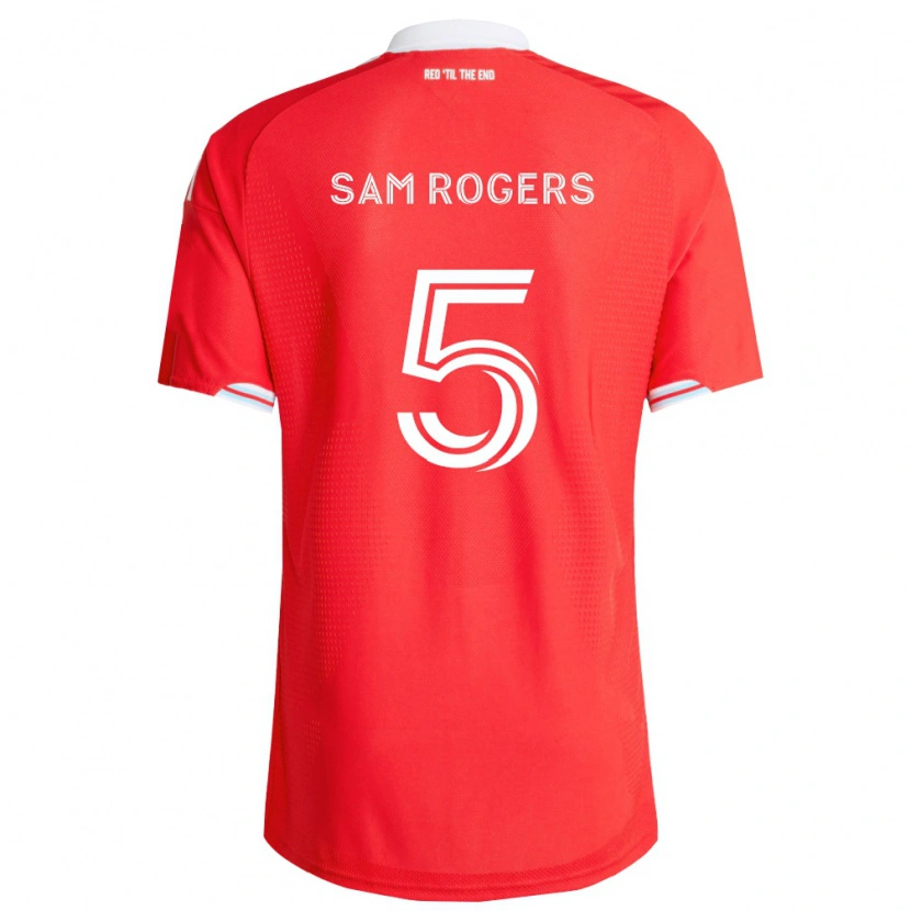 Danxen Women Sam Rogers #5 Red Deep Blue White Home Jersey 2026/27 T-Shirt