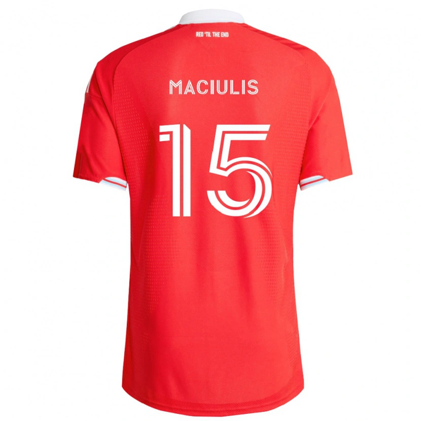 Danxen Women Matthew Maciulis #15 Red Deep Blue White Home Jersey 2026/27 T-Shirt