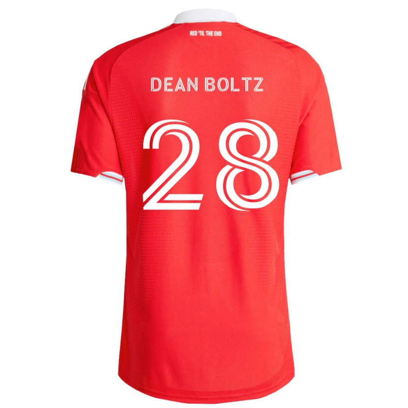 Danxen Women Dean Boltz #28 Red Deep Blue White Home Jersey 2026/27 T-Shirt