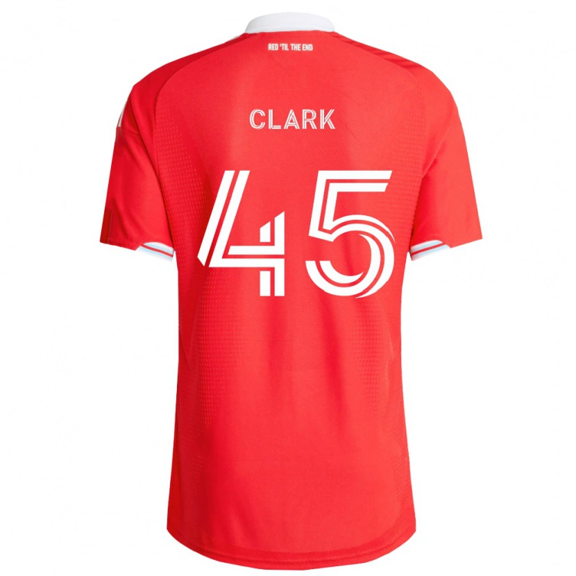 Danxen Women Mateo Clark #45 Red Deep Blue White Home Jersey 2026/27 T-Shirt