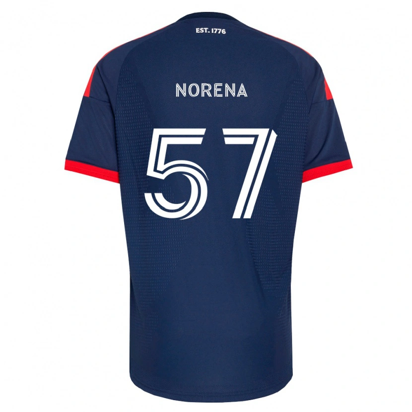 Danxen Women Bryan Norena #57 Royal Blue Red White Home Jersey 2026/27 T-Shirt