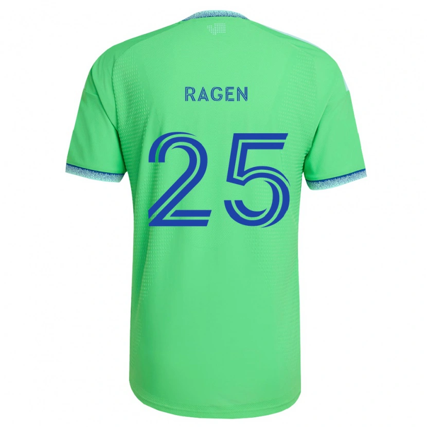 Danxen Women Jackson Ragen #25 Green Light Blue Home Jersey 2026/27 T-Shirt