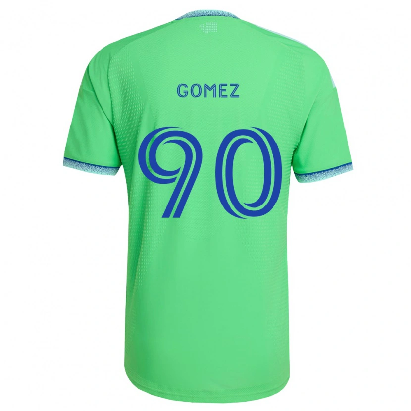 Danxen Women Sebastian Gomez #90 Green Light Blue Home Jersey 2026/27 T-Shirt