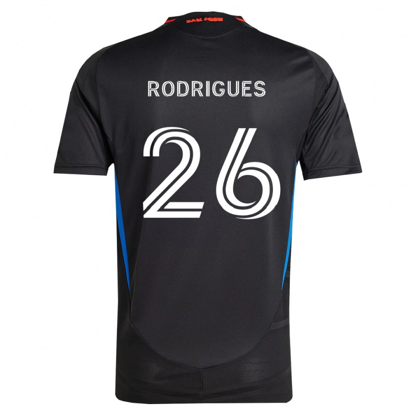 Danxen Women Rodrigues #26 Blue White Black Home Jersey 2026/27 T-Shirt