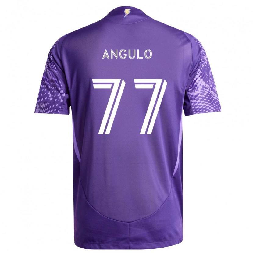 Danxen Women Iván Angulo #77 Purple White Home Jersey 2026/27 T-Shirt