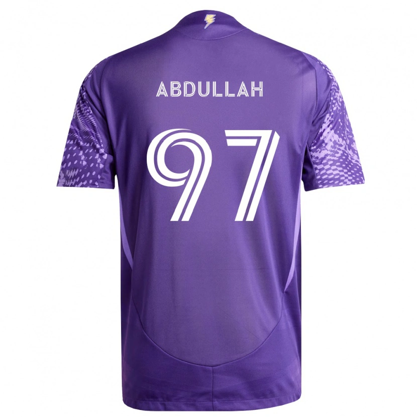 Danxen Women Majed Abdullah #97 Purple White Home Jersey 2026/27 T-Shirt
