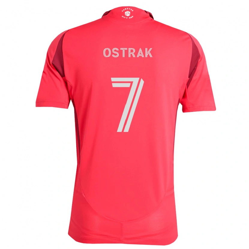 Danxen Women Tomas Ostrák #7 Magenta White Home Jersey 2026/27 T-Shirt