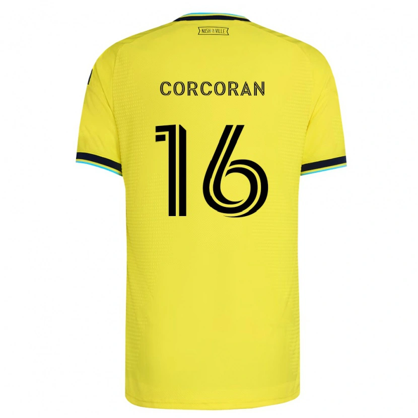 Danxen Women Matthew Corcoran #16 Bright Yellow Navy Blue Home Jersey 2026/27 T-Shirt
