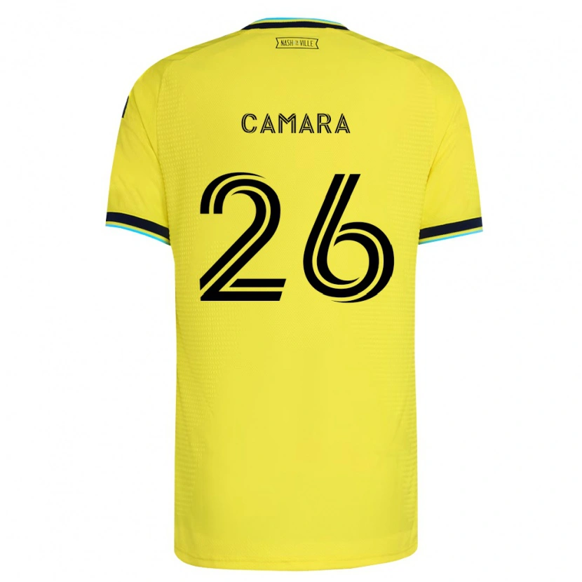 Danxen Women Famara Camara #26 Bright Yellow Navy Blue Home Jersey 2026/27 T-Shirt