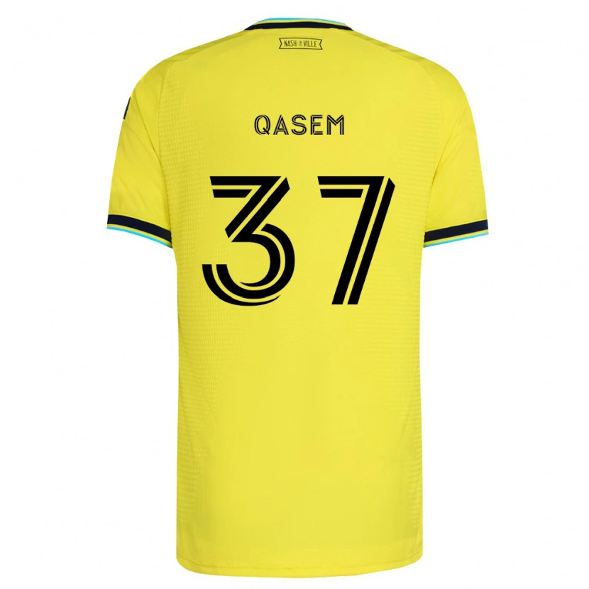 Danxen Women Ahmed Qasem #37 Bright Yellow Navy Blue Home Jersey 2026/27 T-Shirt