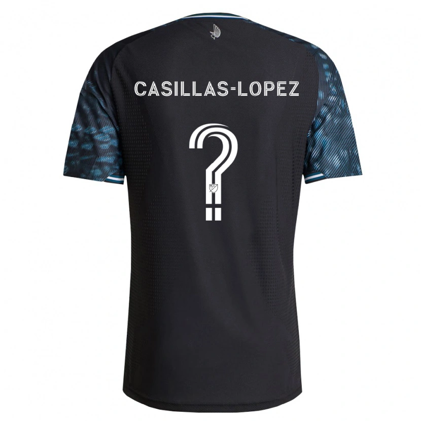 Danxen Women Carlos Casillas-Lopez #0 Black White Home Jersey 2026/27 T-Shirt