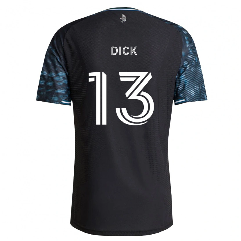 Danxen Women Eric Dick #13 Black White Home Jersey 2026/27 T-Shirt
