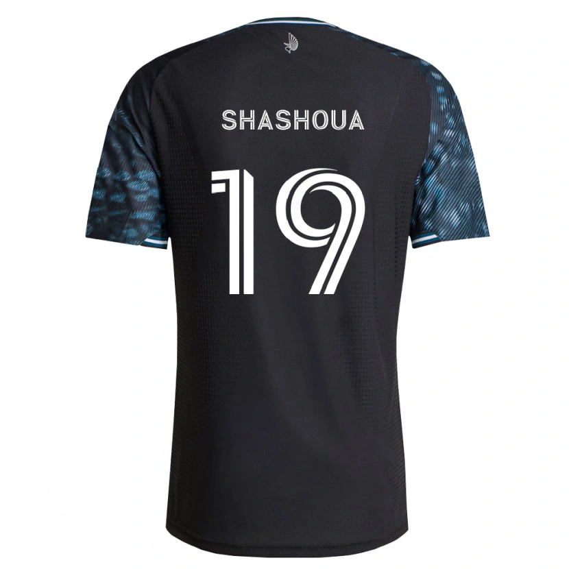 Danxen Women Samuel Shashoua #19 Black White Home Jersey 2026/27 T-Shirt