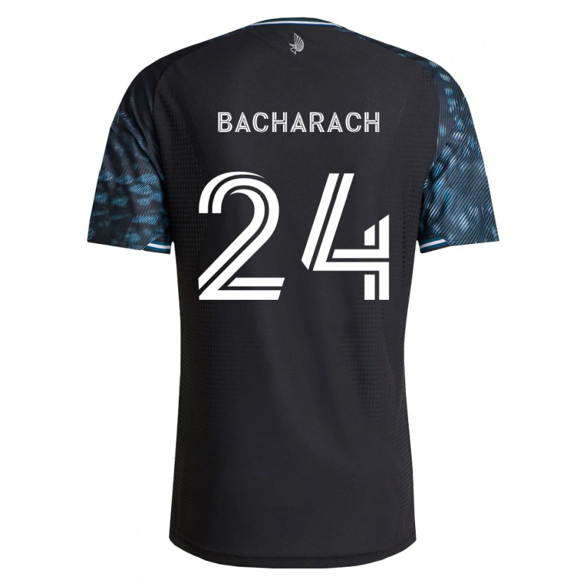 Danxen Women Hugo Bacharach #24 Black White Home Jersey 2026/27 T-Shirt