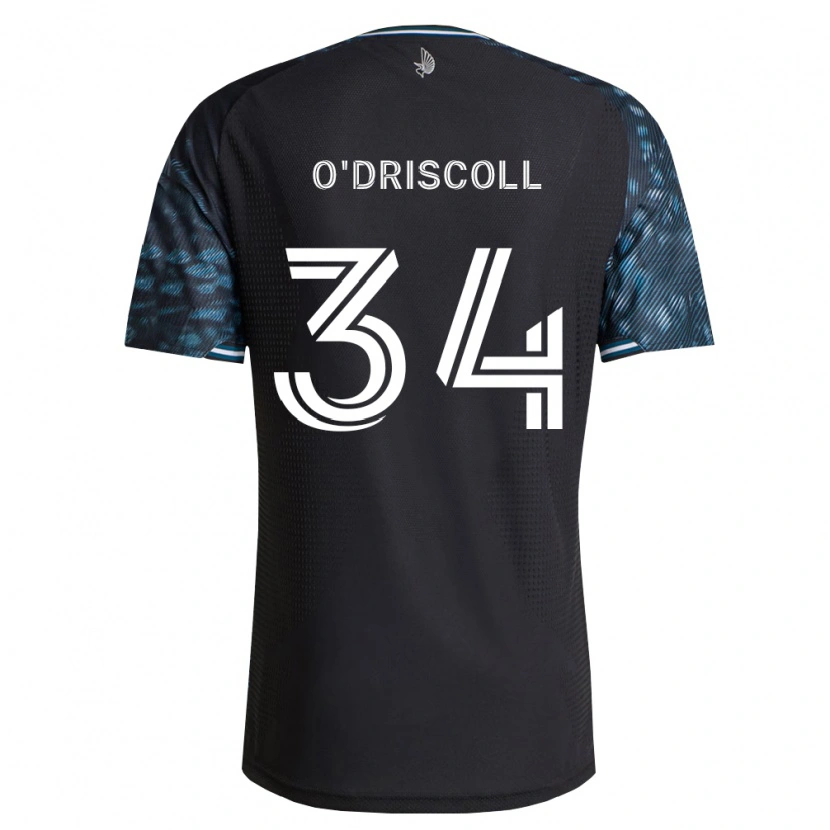 Danxen Women Rory O'driscoll #34 Black White Home Jersey 2026/27 T-Shirt