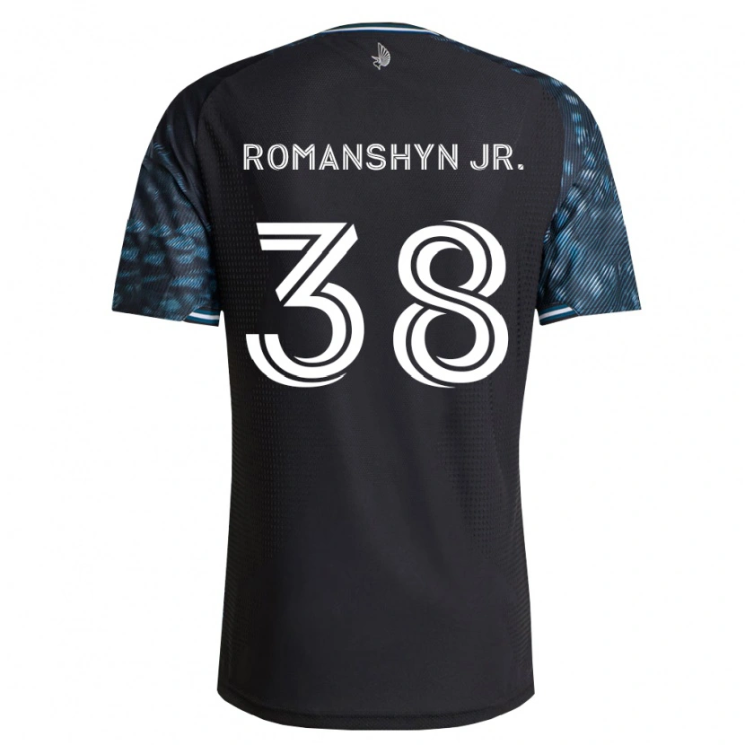 Danxen Women Kage Romanshyn Jr. #38 Black White Home Jersey 2026/27 T-Shirt