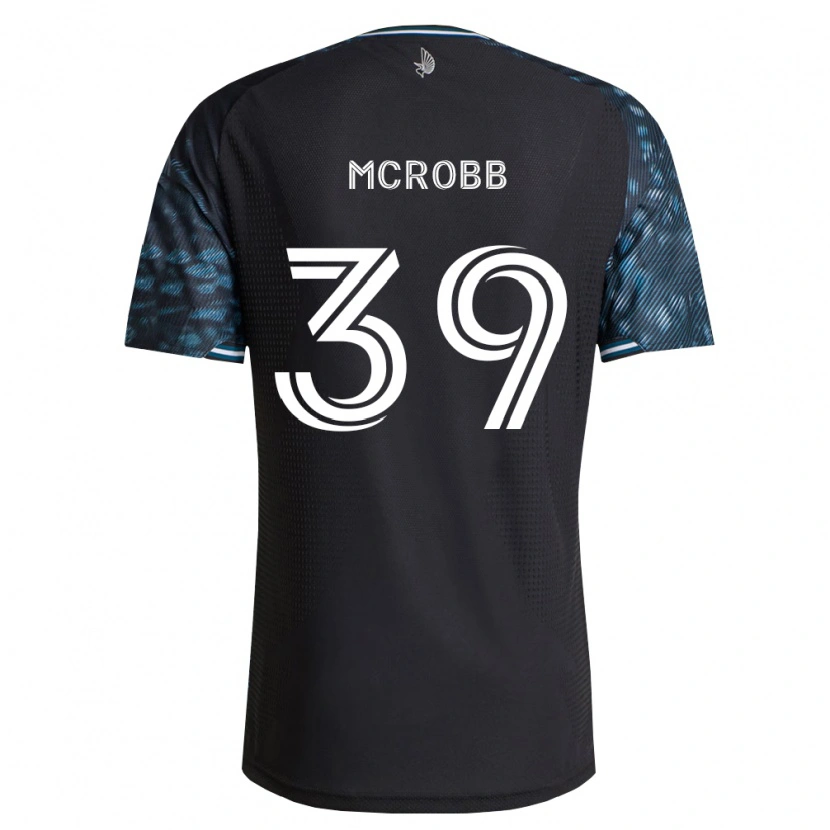 Danxen Women Finn Mcrobb #39 Black White Home Jersey 2026/27 T-Shirt
