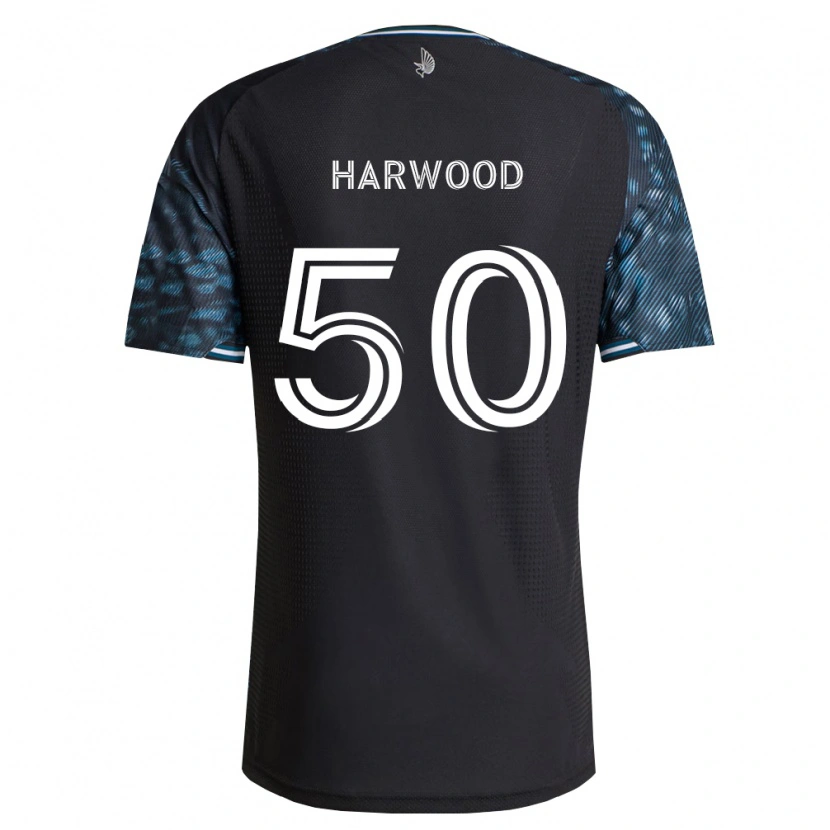 Danxen Women Max Harwood #50 Black White Home Jersey 2026/27 T-Shirt