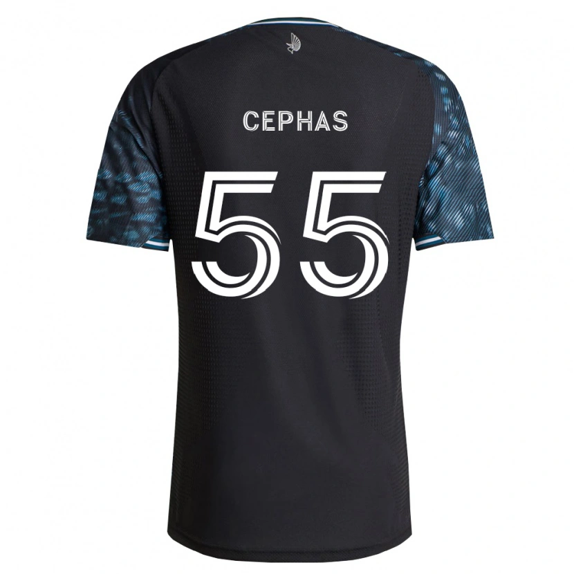 Danxen Women Jumel Cephas #55 Black White Home Jersey 2026/27 T-Shirt
