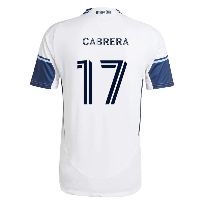 Danxen Women Kenji Cabrera #17 White Royal Blue Home Jersey 2026/27 T-Shirt