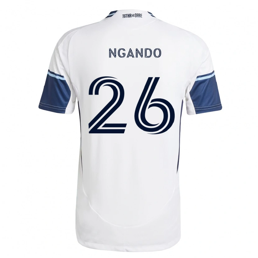 Danxen Women J.c. Ngando #26 White Royal Blue Home Jersey 2026/27 T-Shirt