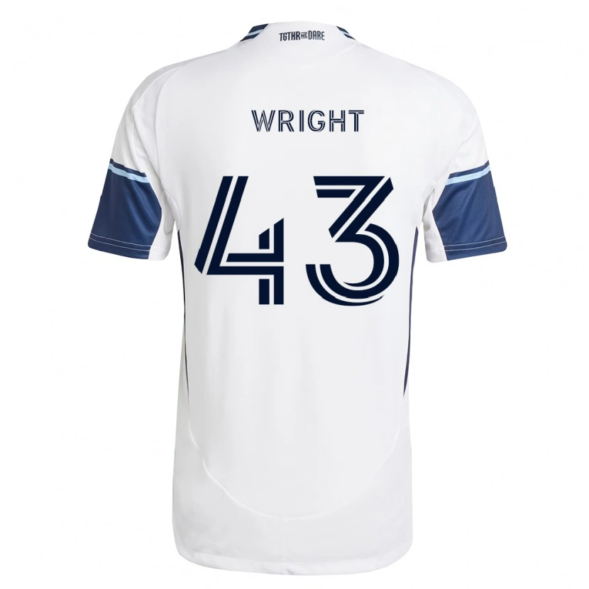 Danxen Women Trevor Wright #43 White Royal Blue Home Jersey 2026/27 T-Shirt