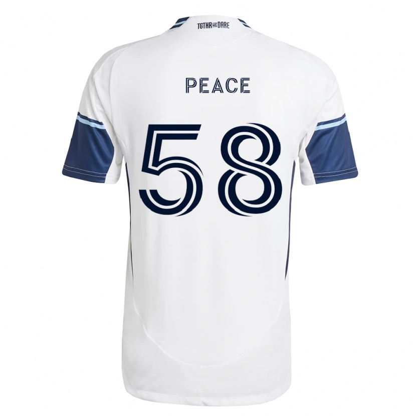 Danxen Women Jesse Peace #58 White Royal Blue Home Jersey 2026/27 T-Shirt