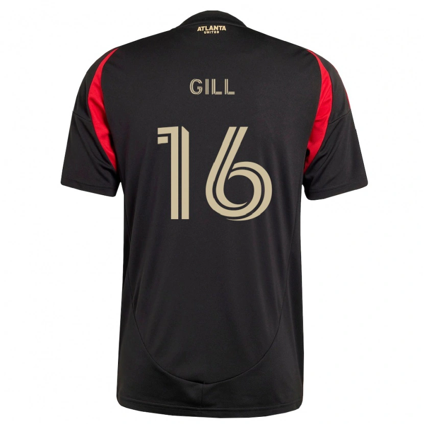 Danxen Women Adrian Gill #16 Black Red Home Jersey 2026/27 T-Shirt