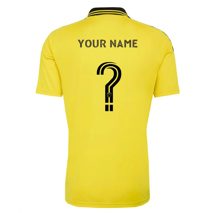 Danxen Women Your Name #0 Yellow Black Home Jersey 2026/27 T-Shirt