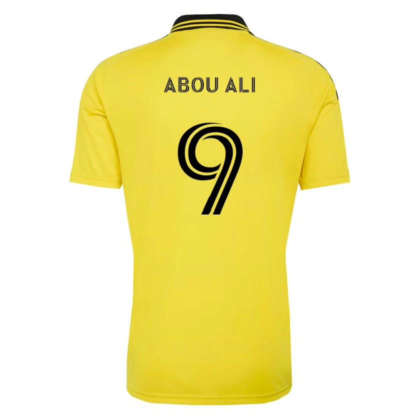 Danxen Women Wessam Abou Ali #9 Yellow Black Home Jersey 2026/27 T-Shirt