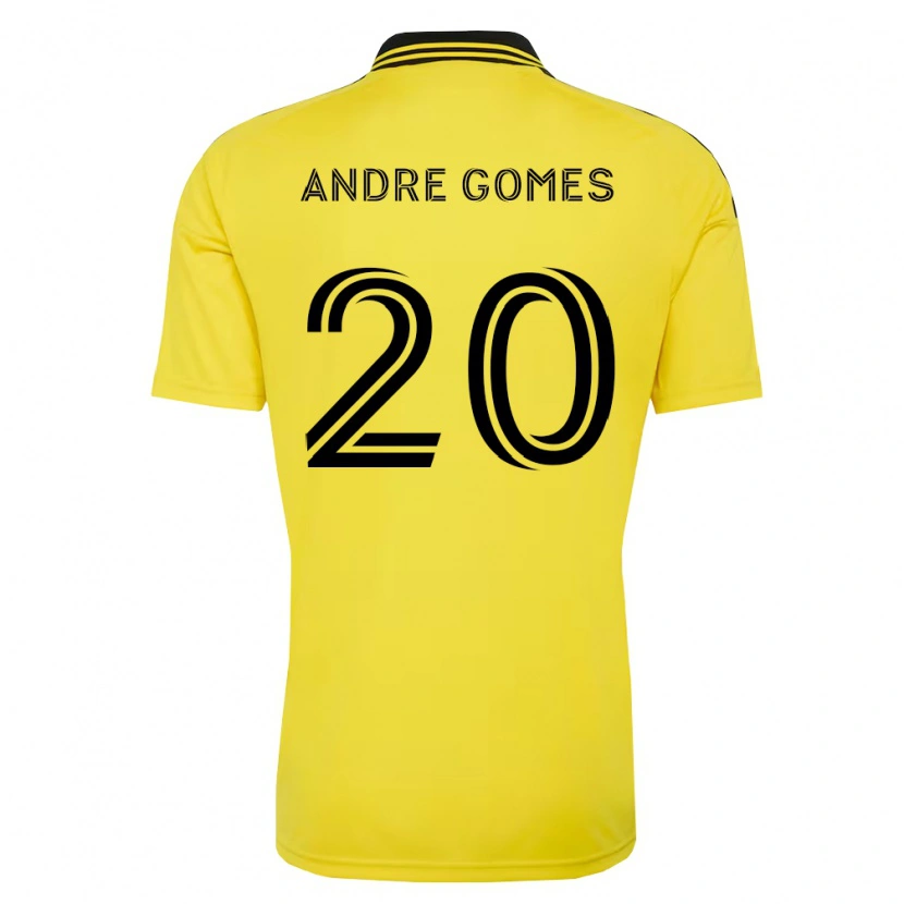 Danxen Women André Gomes #20 Yellow Black Home Jersey 2026/27 T-Shirt