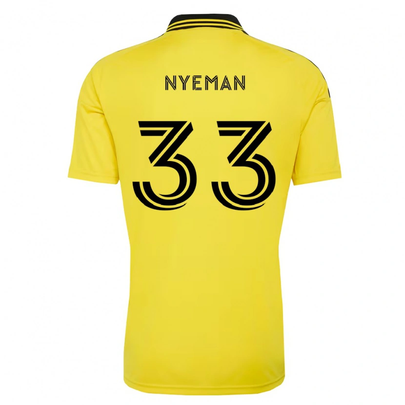 Danxen Women Moses Nyeman #33 Yellow Black Home Jersey 2026/27 T-Shirt