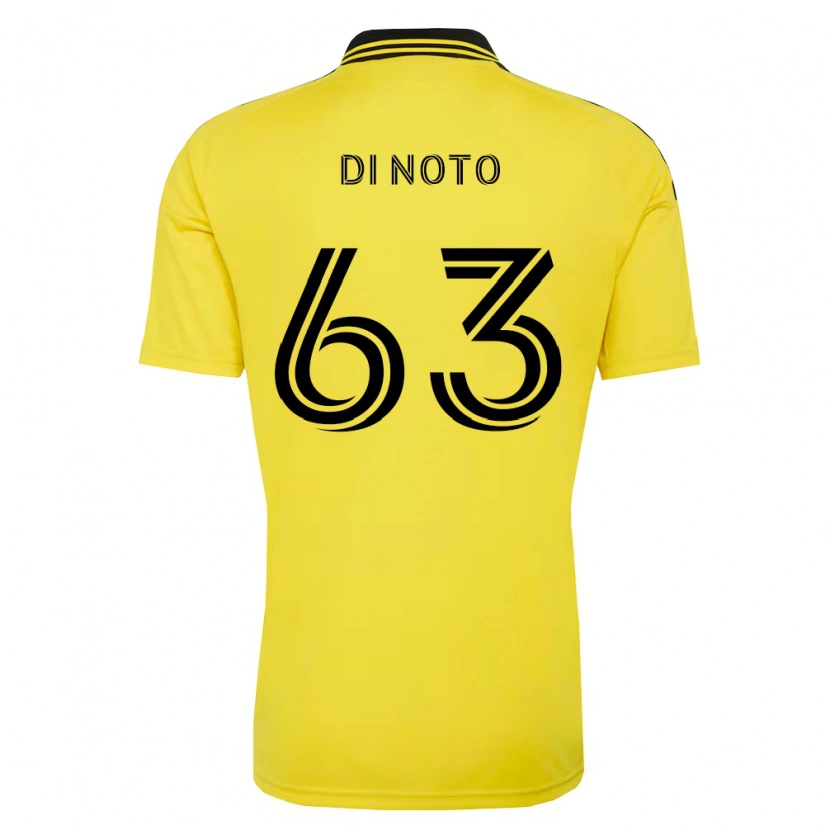 Danxen Women Gianmarco Di Noto #63 Yellow Black Home Jersey 2026/27 T-Shirt