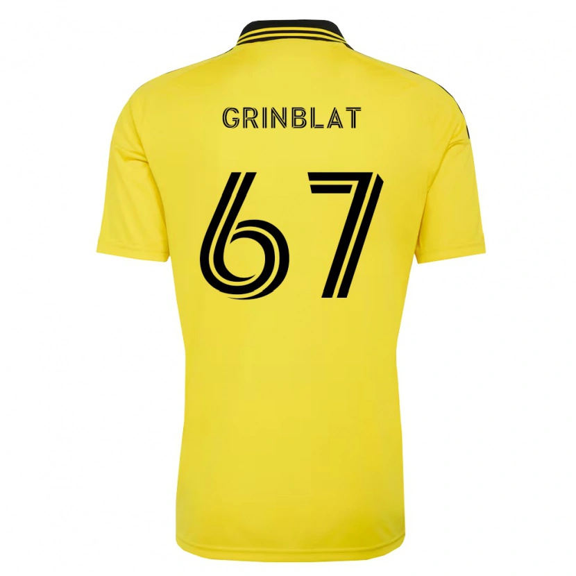 Danxen Women Artem Grinblat #67 Yellow Black Home Jersey 2026/27 T-Shirt
