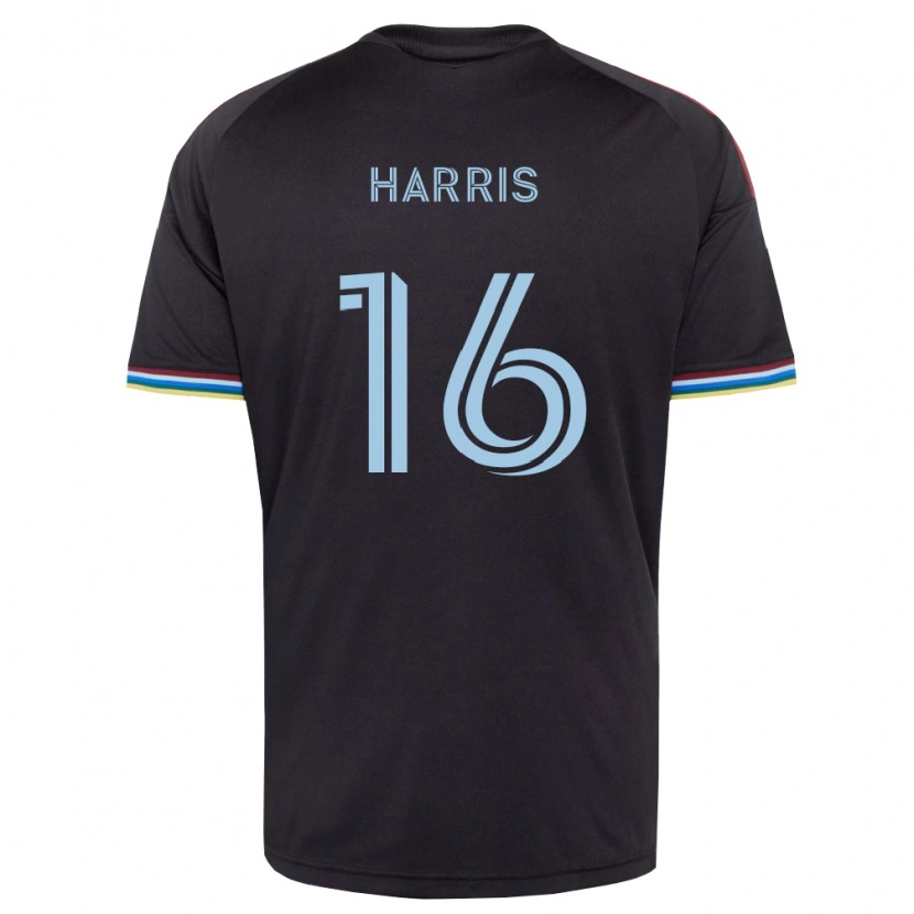 Danxen Women Alex Harris #16 Black Sky Blue Home Jersey 2026/27 T-Shirt