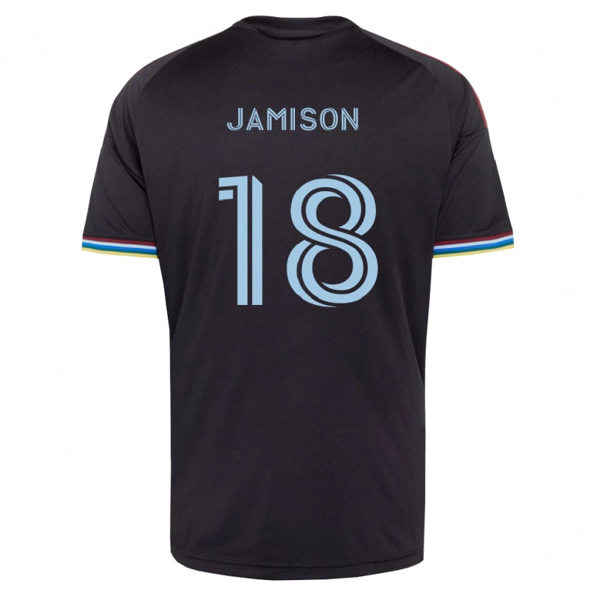 Danxen Women Bryce Jamison #18 Black Sky Blue Home Jersey 2026/27 T-Shirt