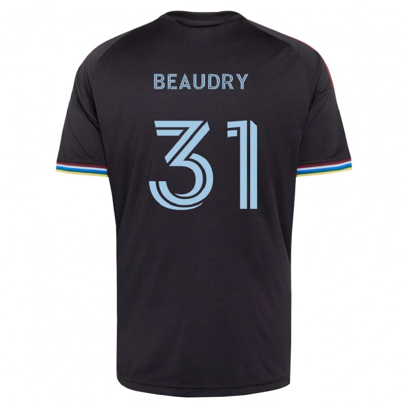 Danxen Women Adam Beaudry #31 Black Sky Blue Home Jersey 2026/27 T-Shirt