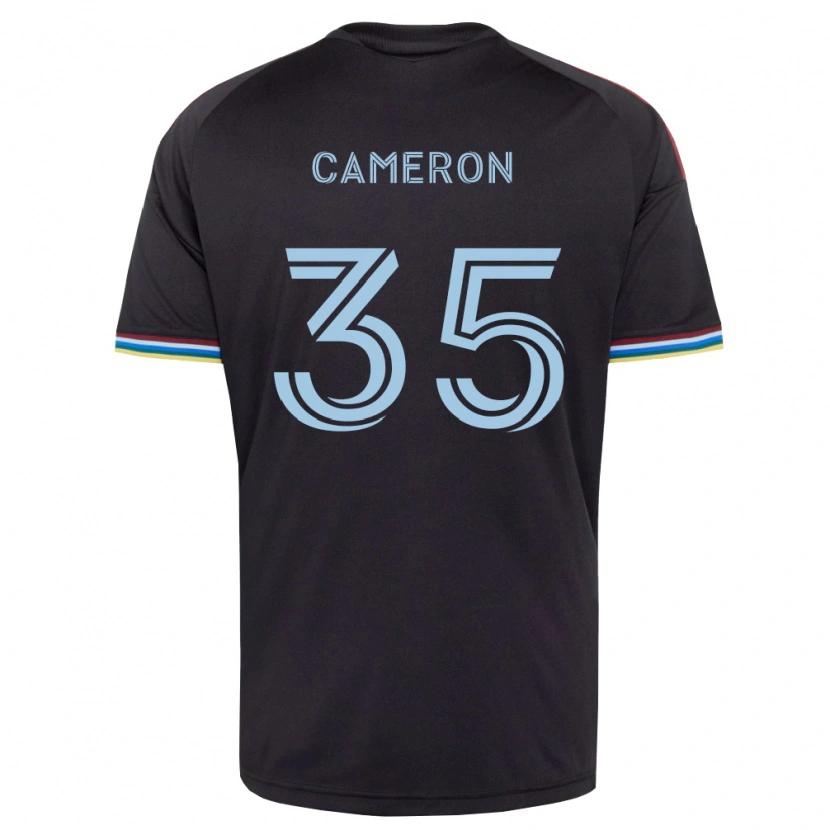 Danxen Women James Cameron #35 Black Sky Blue Home Jersey 2026/27 T-Shirt