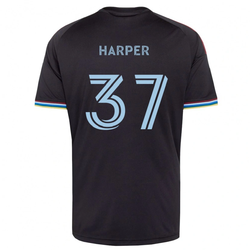Danxen Women Charlie Harper #37 Black Sky Blue Home Jersey 2026/27 T-Shirt