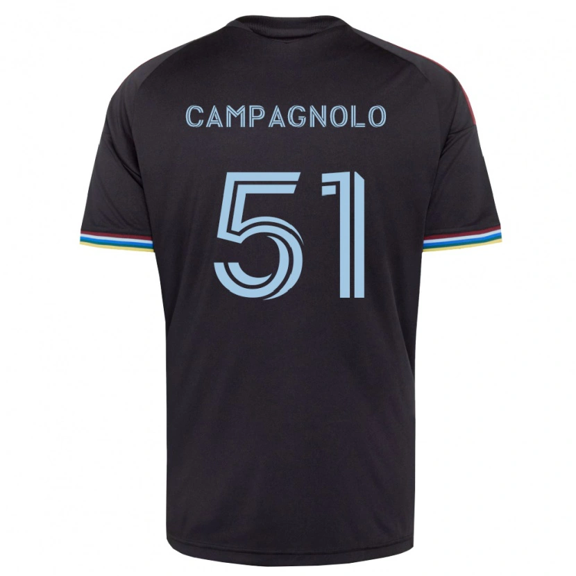 Danxen Women Zackory Campagnolo #51 Black Sky Blue Home Jersey 2026/27 T-Shirt